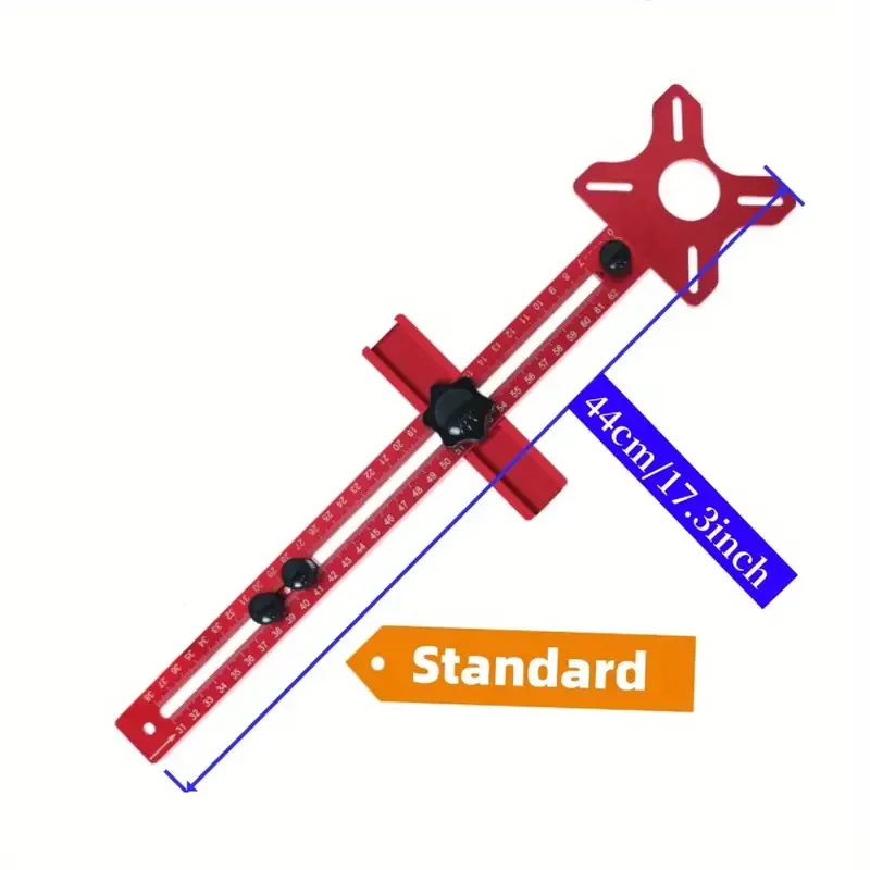 3 in 1 Router Milling Groove Bracket Woodworking Cutting and Milling Circular Auxiliary Tool Aluminum Router Circle Cutting Jig