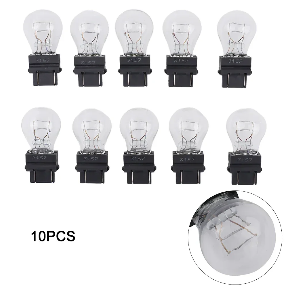 10 Pcs Car Tail Signal Brake Light Bulbs 3057/3155/3357/3547/4157/3156/3157LL/4157LL/3057LL/3757 Auto 3157 Brake Light Bulbs