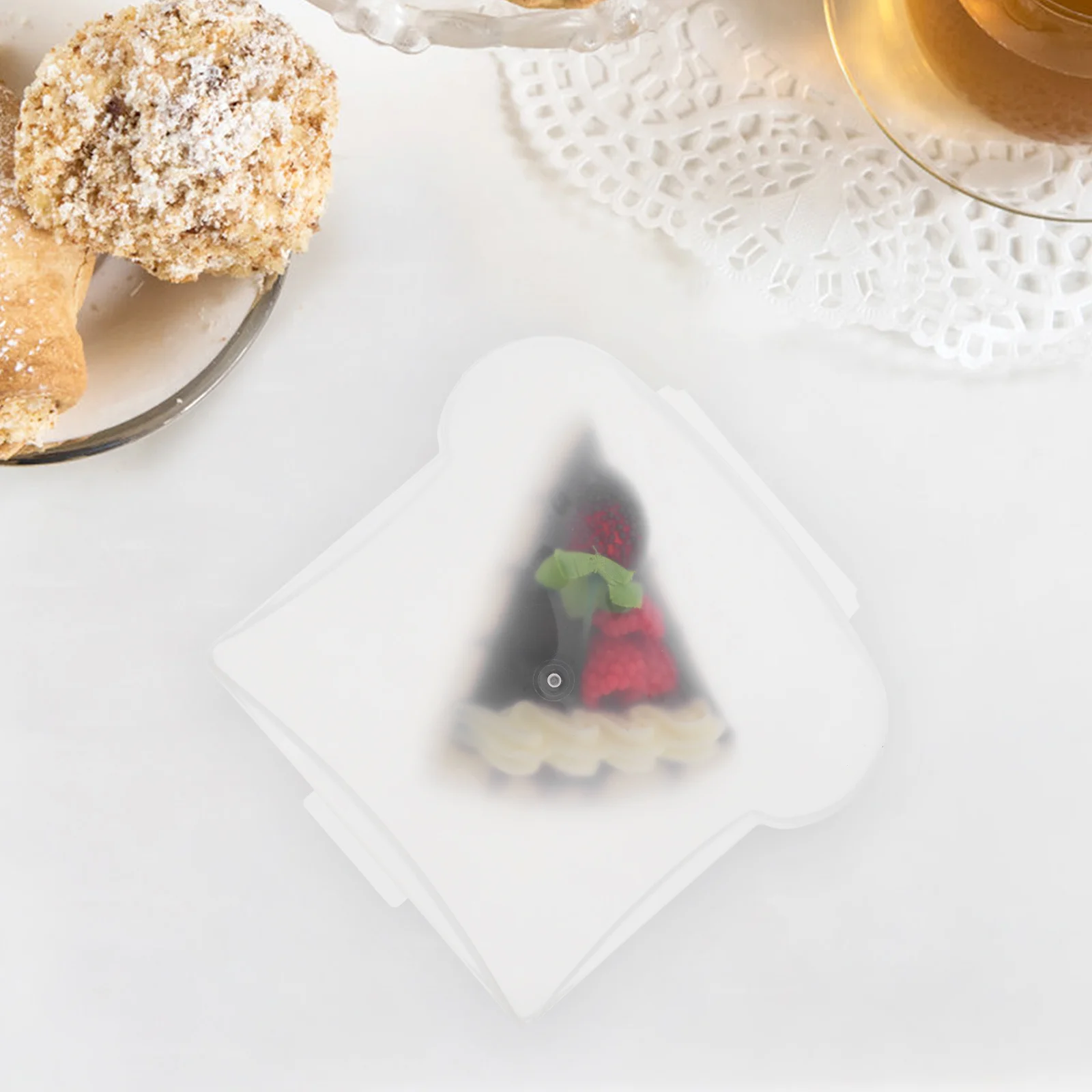 

1pc Portable Sandwich Box Airtight Reusable Leak-Proof Food Container For Outdoor Camping Picnic Lunch Storage Bento Containers