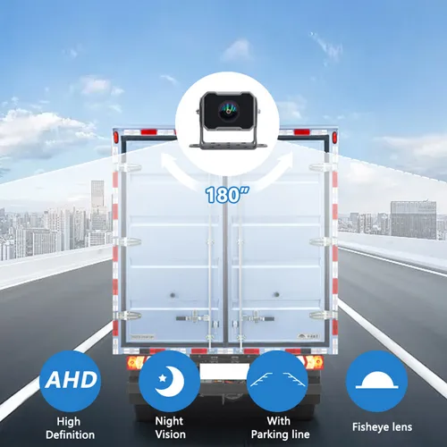 Imagen 2 del producto SMARTOUR CVBS cámara de camión de coche CCD AHD 1080P para camionetas de remolque de autobús escolar visión trasera RV visión de respaldo con IR infrarrojo de 24V