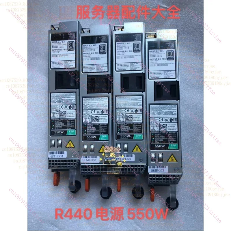 1PCS FOR Dell R440 server 550W power supply with serial number in stock D500E-S1