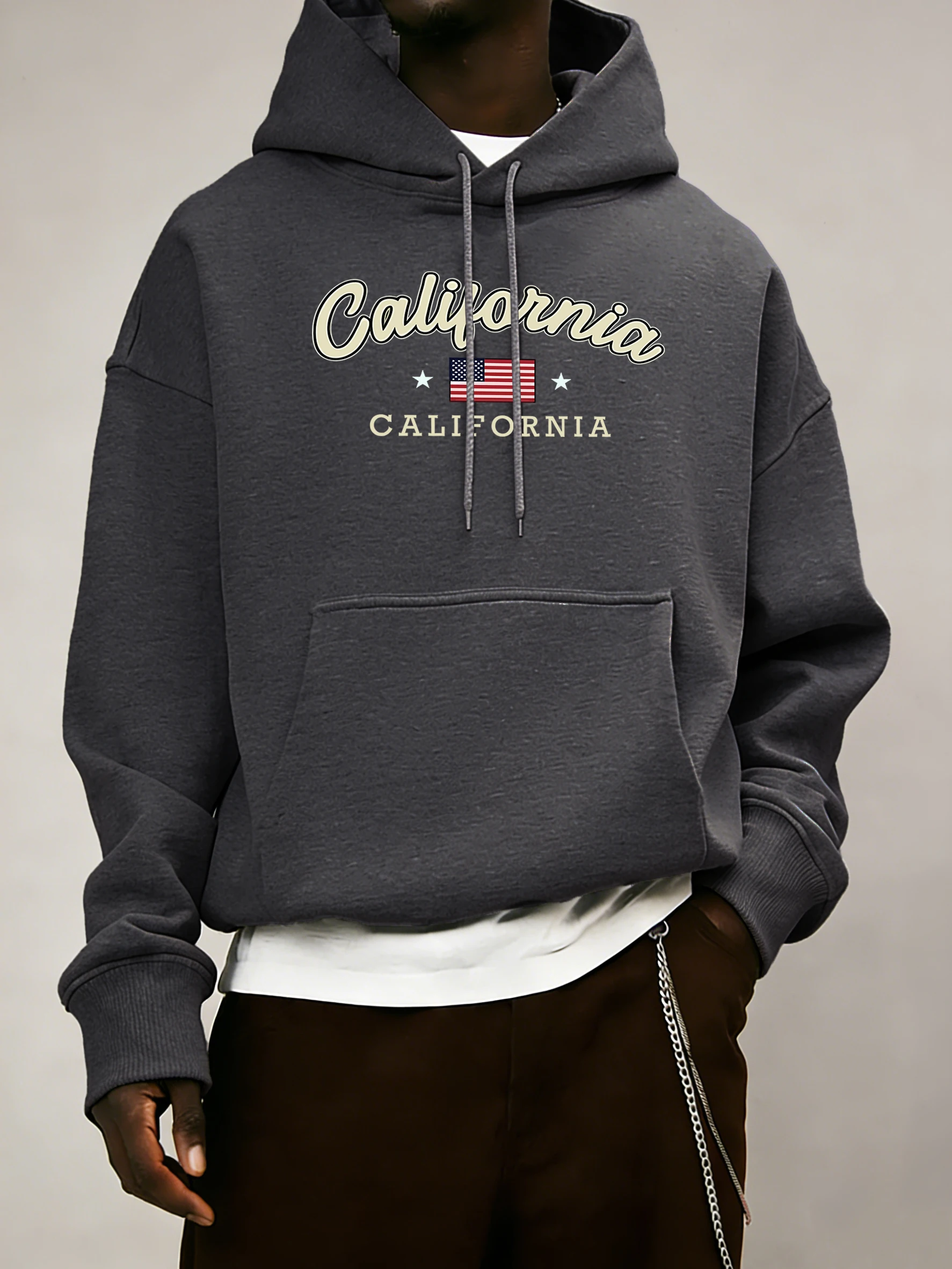 

Калифорния, американский флаг, креативная осенняя толстовка с принтом, мужской повседневный уличный пуловер, модная уличная одежда в стиле хип-хоп, мягкий топ большого размера