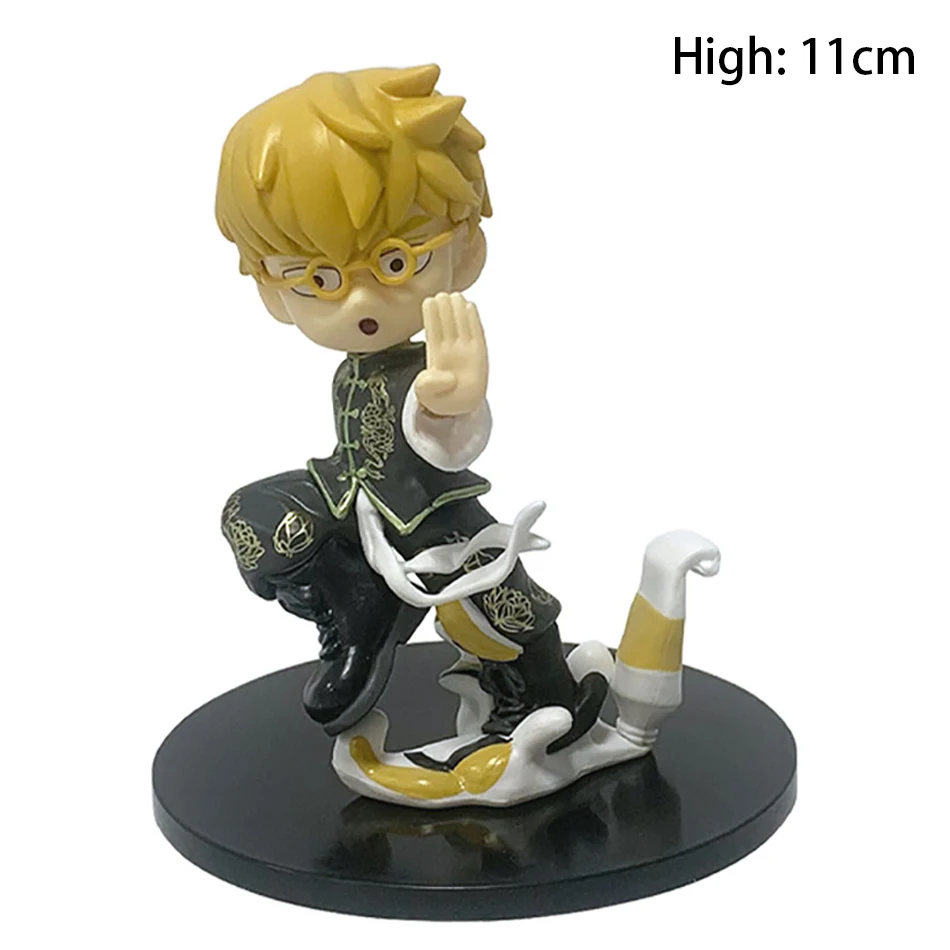Figuras de Anime Mob Psycho 100 de 11cm, Mobu Saiko Hyaku Reigen Arataka Kawaii, modelo de muñeca, adornos de escritorio de PVC, juguete coleccionable