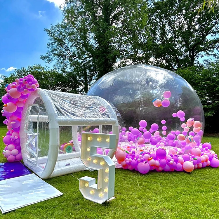 

Transparent Inflatable Bubble Tent, Perfect for Outdoor Weddings, Birthday Parties, Customizable Sizes and Designs