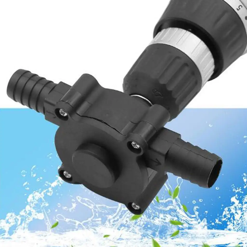 Hand Electric Drill Drive Self Priming Pump Oil Fluid Water Transfer Pumps