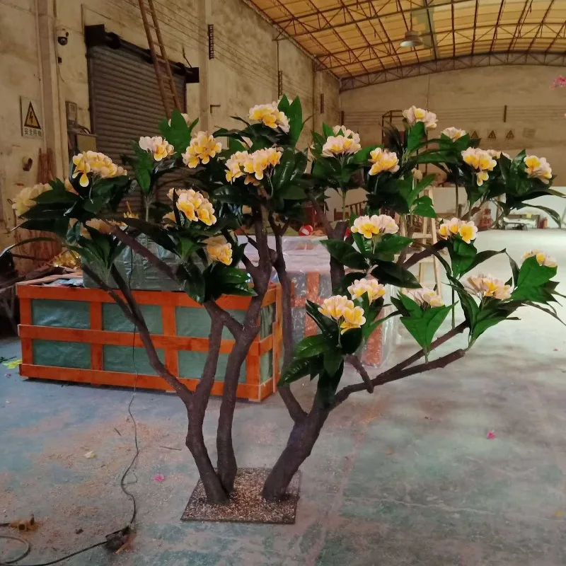 Simulated egg blossom tree villa courtyard landscaping decoration large floor