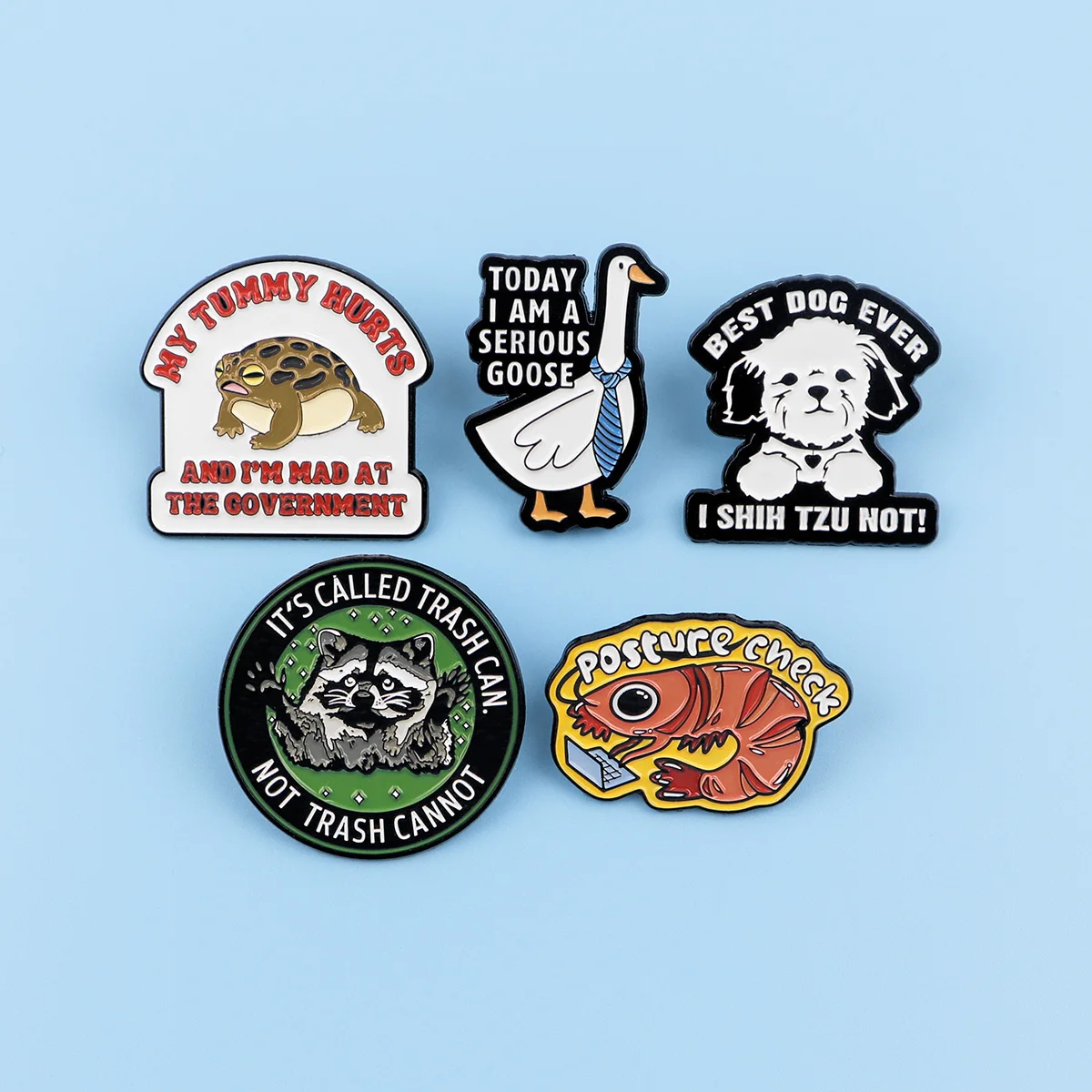 

Frog Animals Pin Lapel Pins for Backpacks Quotation Enamel Pin Cute Collar Badges Brooch Accessories Fashion Jewelry Gifts