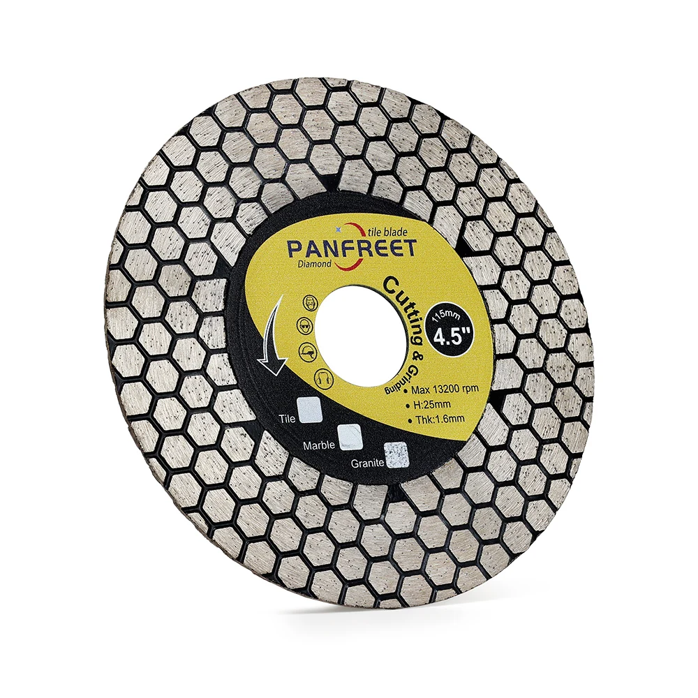 Hoja de diamante D115mm, disco de corte de diamante, azulejo de cerámica, porcelana, mármol, hoja de sierra Circular para cortar piedra, 1 ud./2 unidades