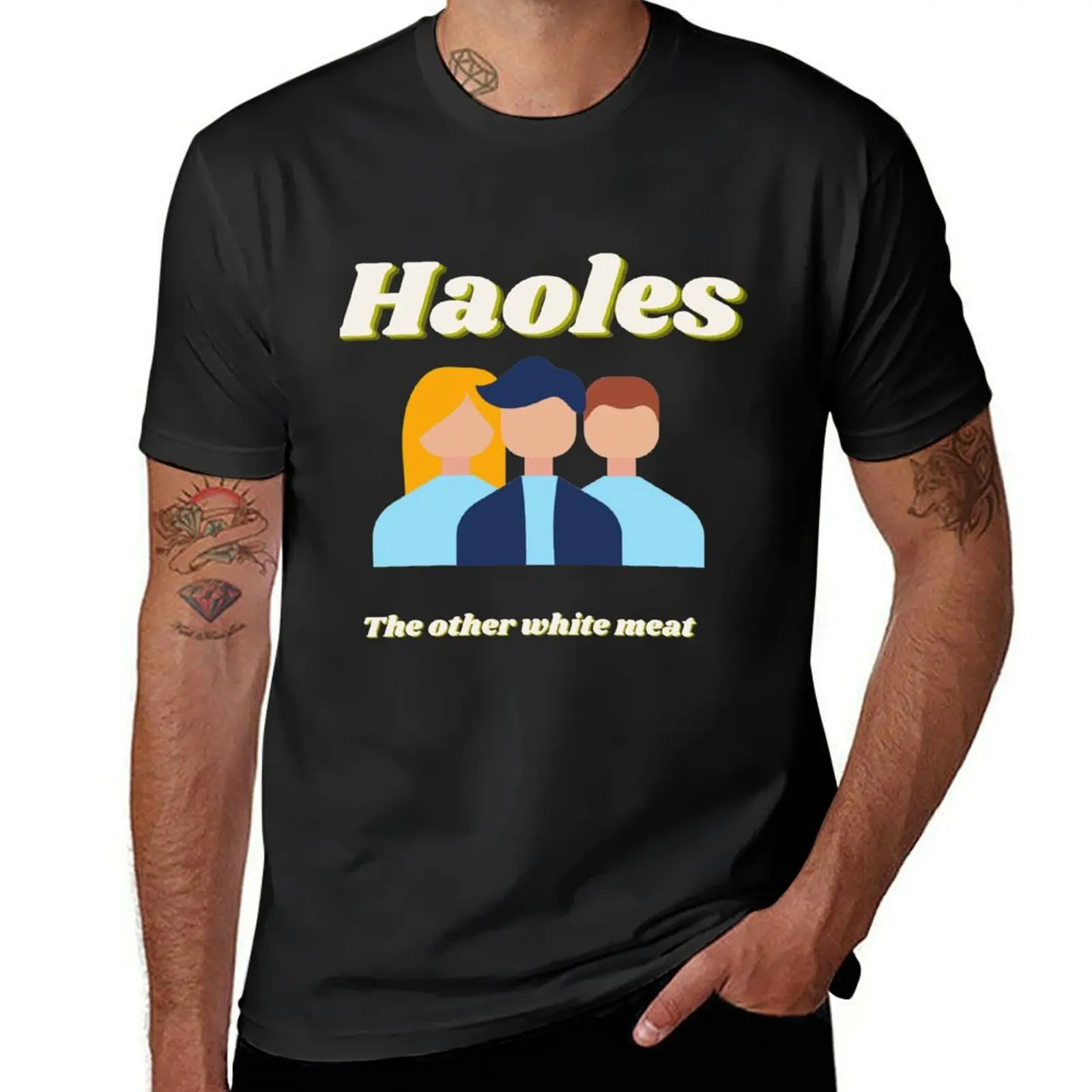 

Haoles The Other White Meat T-Shirt customs design your own custom t shirt blue lock anime clothes shirts men graphic