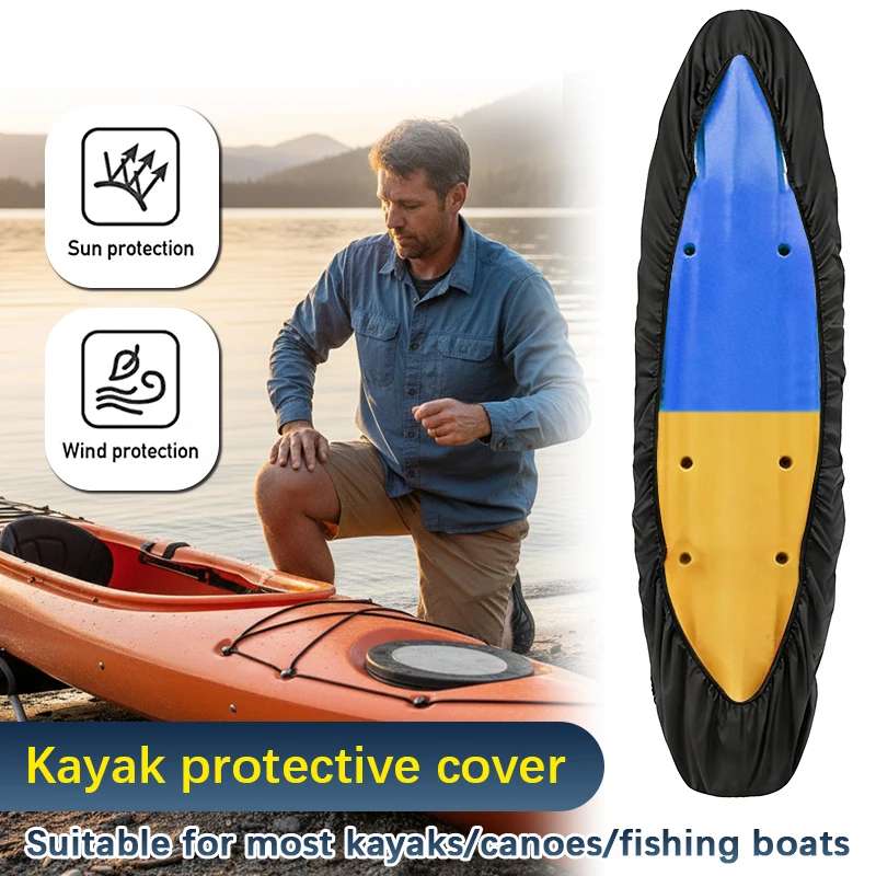 210D Paddle Board Cover Dustproof Surfboard Protector Waterproof Kayak Cover For Beach Camping Surfboard Boating Wilderness