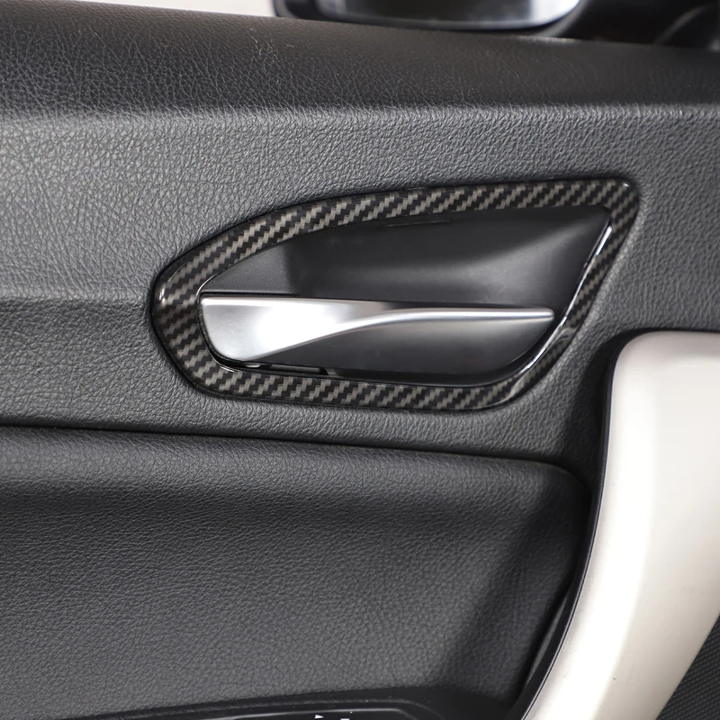ABS Carbon Fiber For BMW 1 2 Series F20 F21 F22 F23 2012-2018  Car Center Control gear sticker  interior Decoration accessories view 6