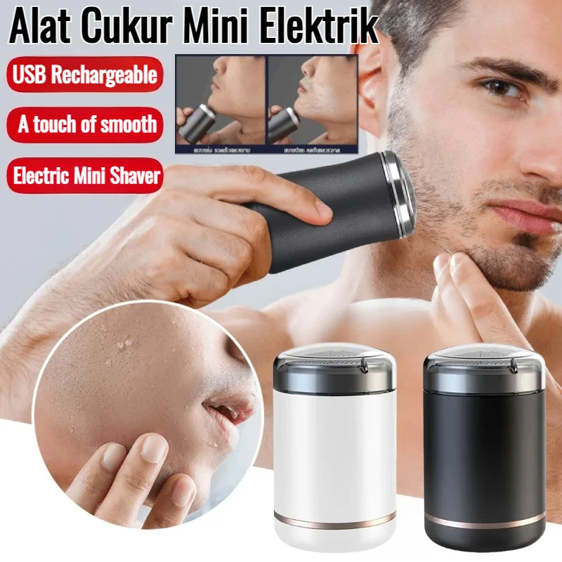 Men Electric Mini Shaver Portable Shaver Rechargeable Car Rechargeable Travel Beard Shaver  Usb Rechargeable Beard Trimmer