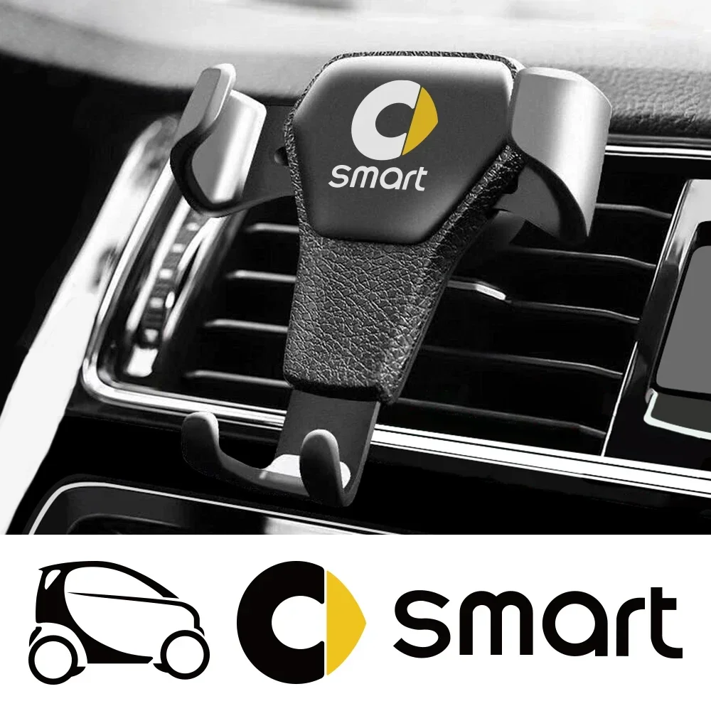 Car Air Vent Bracket Adjustable Phone Holder Car Accessories For Smart Eq Fortwo Forfour 453 451 452 450 454 Roadste