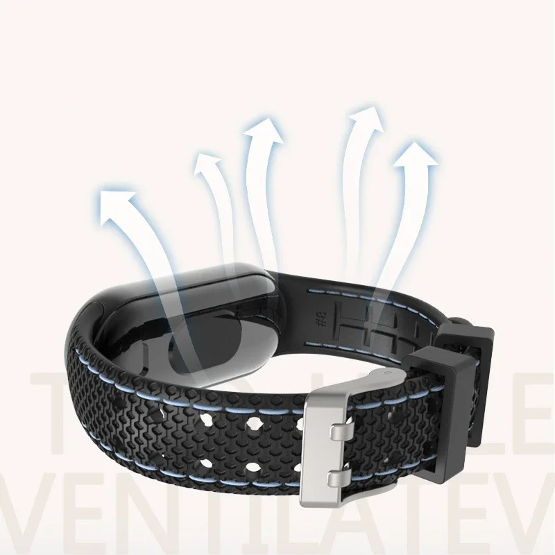 Cinturino in gomma per bracciale Mi Band 8 cinturino sportivo cinturino in Silicone cinturino di ricambio Smartwatch per cinturino Xiaomi Mi Band 8 NFC