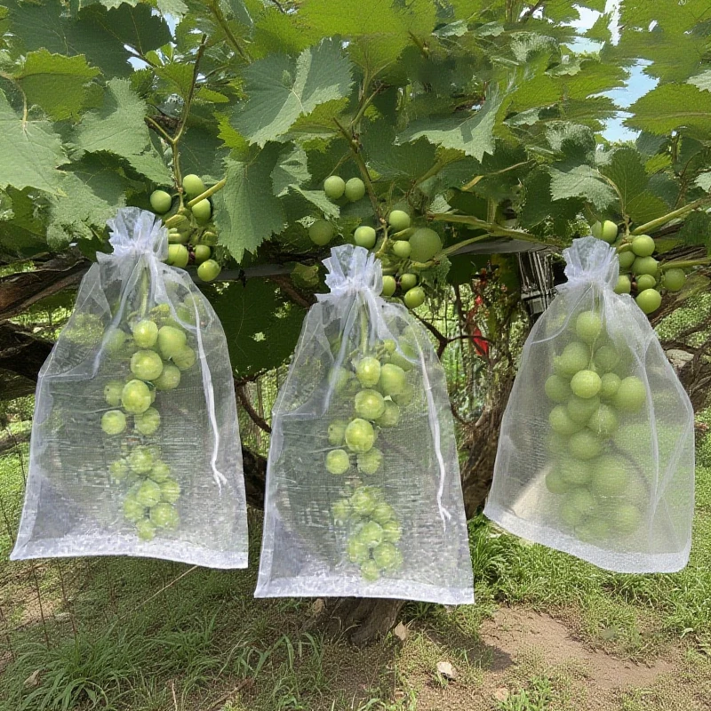 50Pcs Grapes Fruit Protection Bags Pest Control Anti-Bird Garden Netting Bags Mesh Agricultural Tree Garden Tool Bags