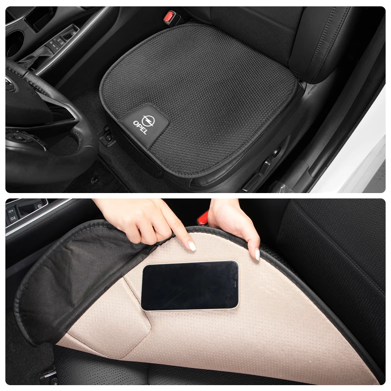 Car Seat Ice Silk Cushion Storage Bag Front Rear Cushion Protection Cover For Opel Corsa Astra Insignia Vectra Zafira Mokka Viva