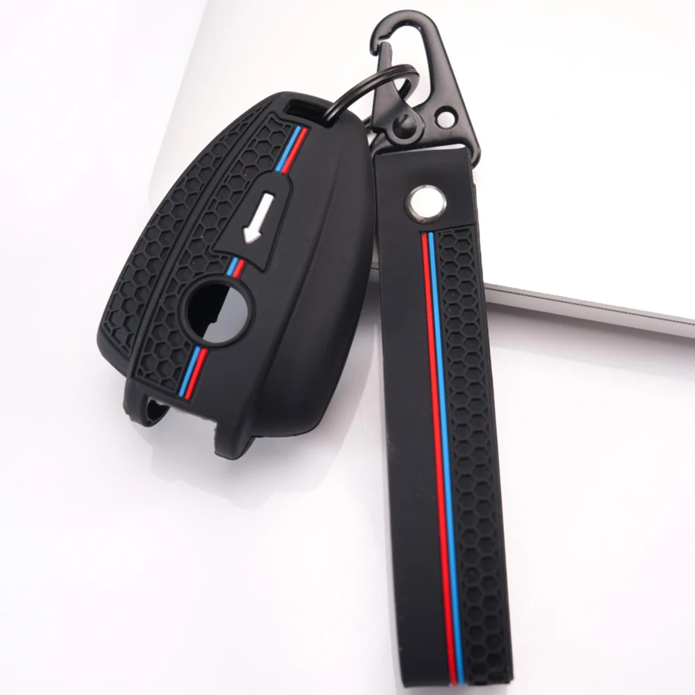 Silicone Key Cover With Keychain For BMW R18 R18B R18TC R1 Roctane R18 Classic 100 Years R18 719 Flexible Anti Slip Dustproof