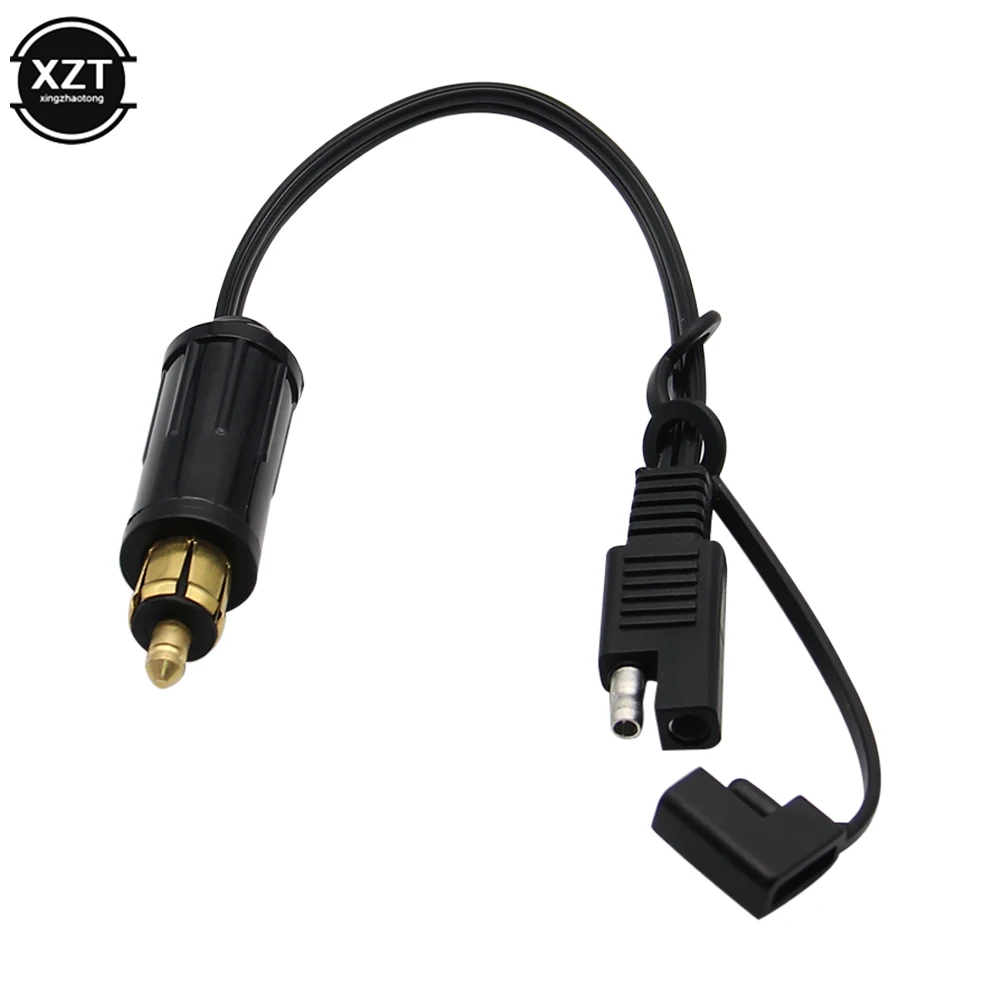 DIN Hella Powerlet Plug para SAE Bateria Adaptador, Cabo Conector para Motocicleta BMW, Alta Qualidade, 1Pc