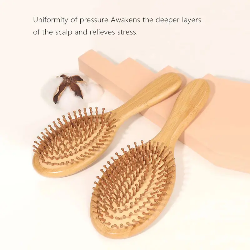 Dafang Board Bamboo Airbag Comb Elliptical Air Cushion Comb Scalp Massage Comb Hair Styling Comb