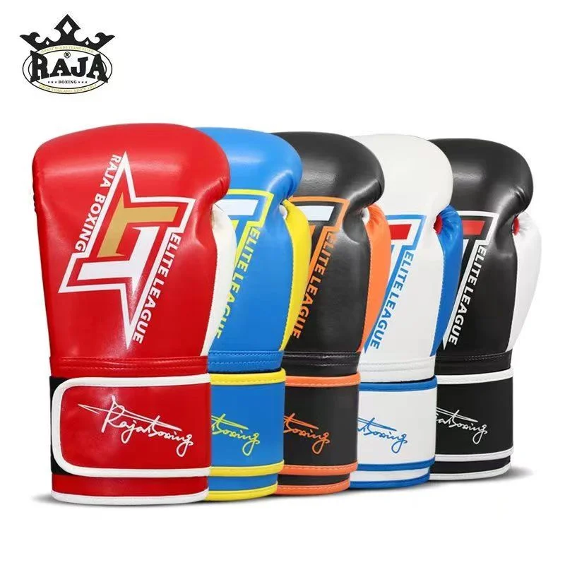 Raja Boxing Gloves Full Palm Breathable Profession MMA Muay Thai Sparring Punching Bag Mitts Training Equipment