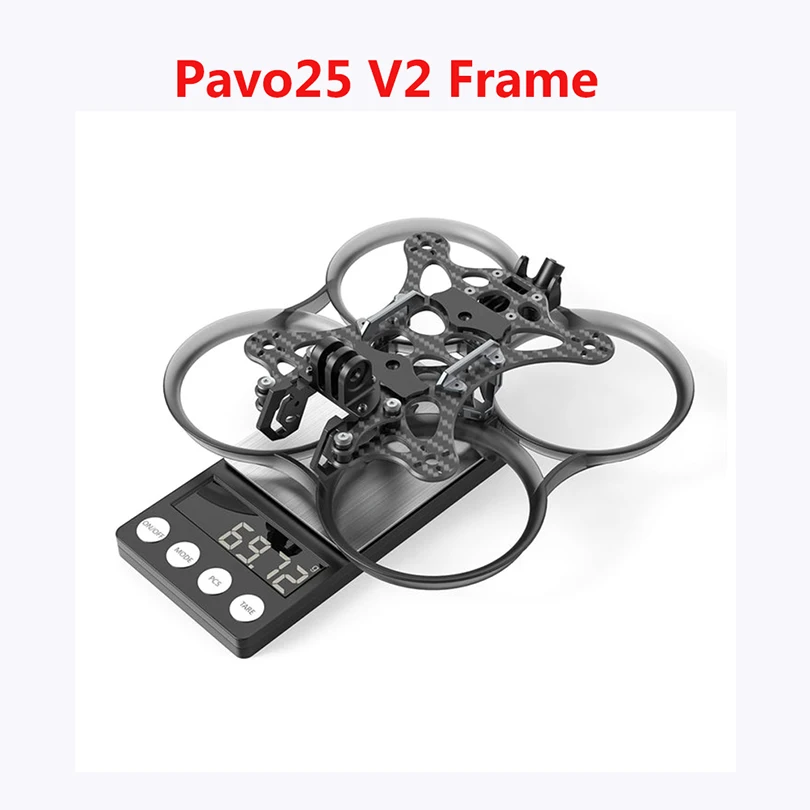 BETAFPV Pavo25 V2 Brushless BWhoop T700 Carbon Fiber Frame Kit 112mm 2.5\