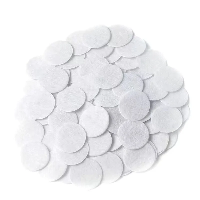 100pcs 2cm 2.5cm 3cm 4cm 5cm Non Woven Circle Pads Felt Fabric Round Patches Diy Accessories Handmade Flowers Crafts Material