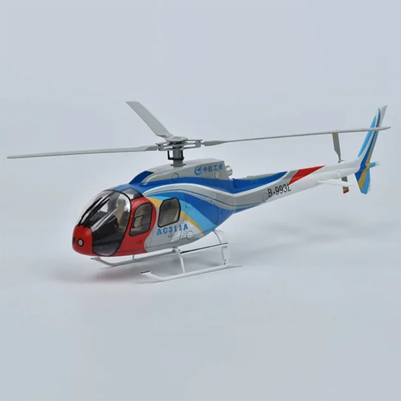 Scale 1/35 AC311 Helicopter Miniature Diecast Alloy Eco-friendly Material Model Aircraft Souvenir Collections Gift Toys For Boys