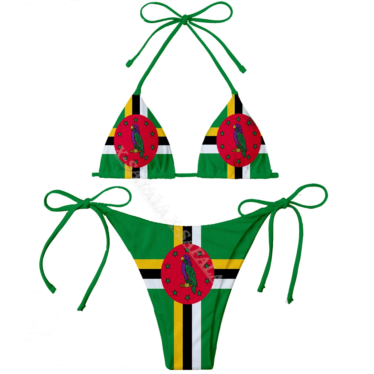 

America Country Dominica Honduras Jamaica Chile Flag 3D Print Women Micro Bikini Set Summer Beachwear Sexy Beach Bathing Suits