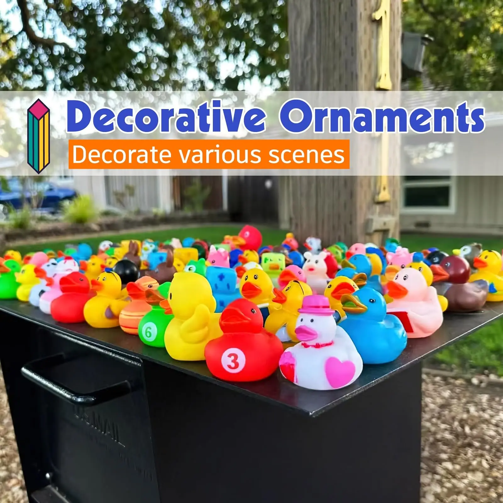 Mini rubber ducks assortiment voor kinderfeestjes en cadeaus_voghion.com
