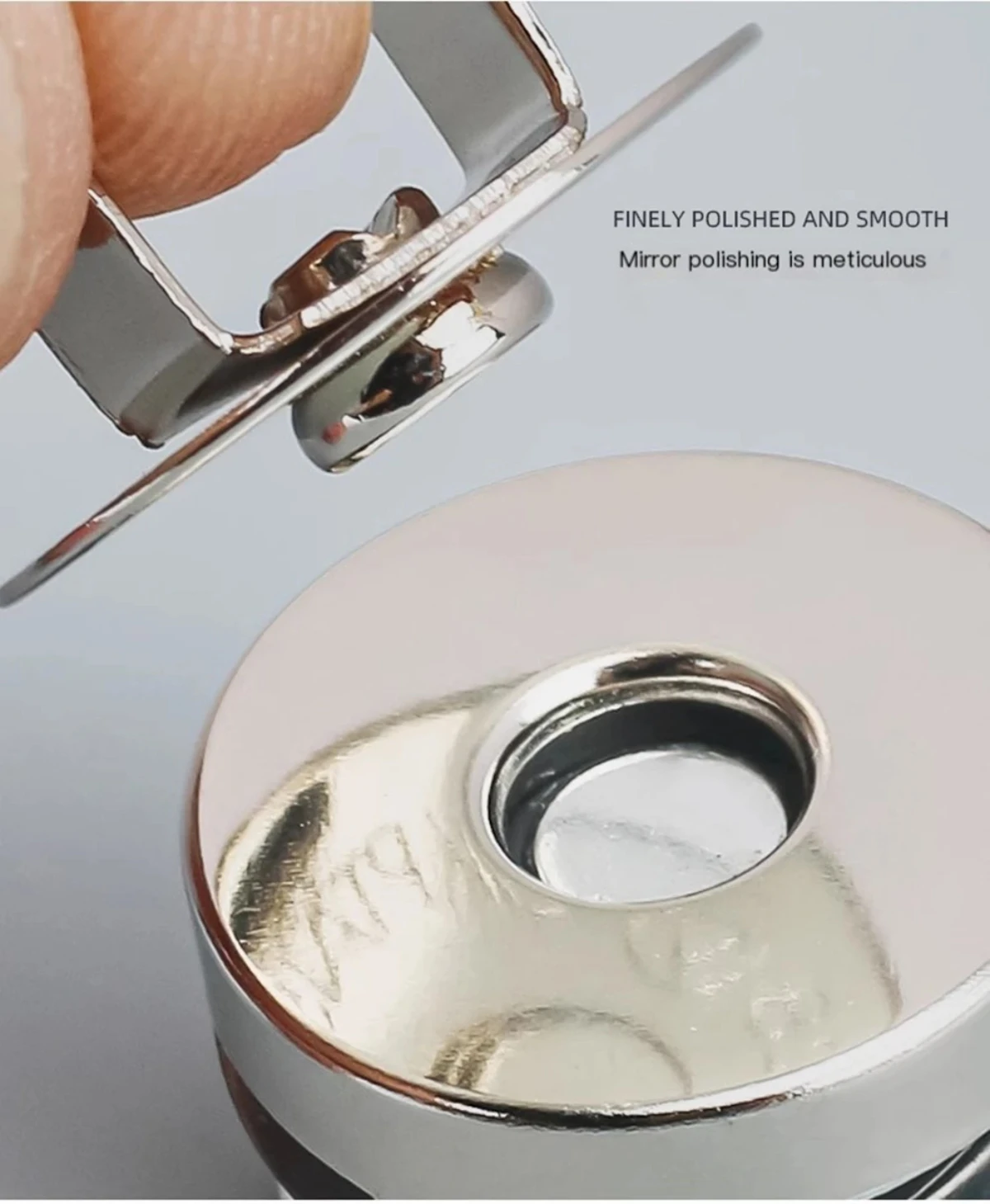 14 مللي متر 18 مللي متر المغناطيسي المفاجئة السحابات المشابك أزرار حقيبة يد محفظة محفظة أكياس الحرفية أجزاء الملحقات #5