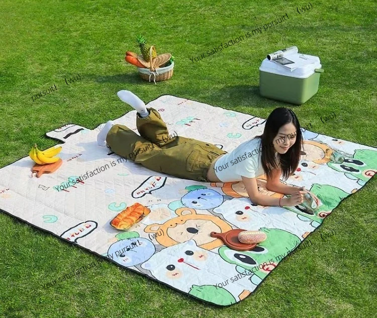 

Коврик для кемпинга и пикника, утолщенный влагостойкий коврик, расширяющийся на траве, портативный водонепроницаемый коврик для пикника, подушка для ветрового сиденья
