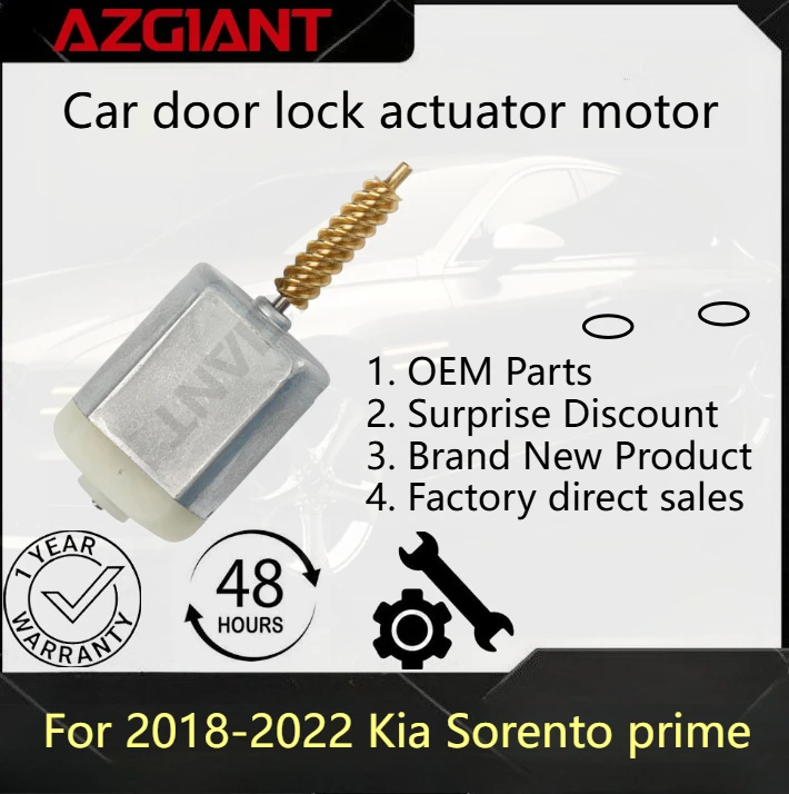 

Azgiant Car door lock motor For 2018-2022 Kia Sorento prime Brand new, high-quality replacement parts 220333 1020259VQ OEM