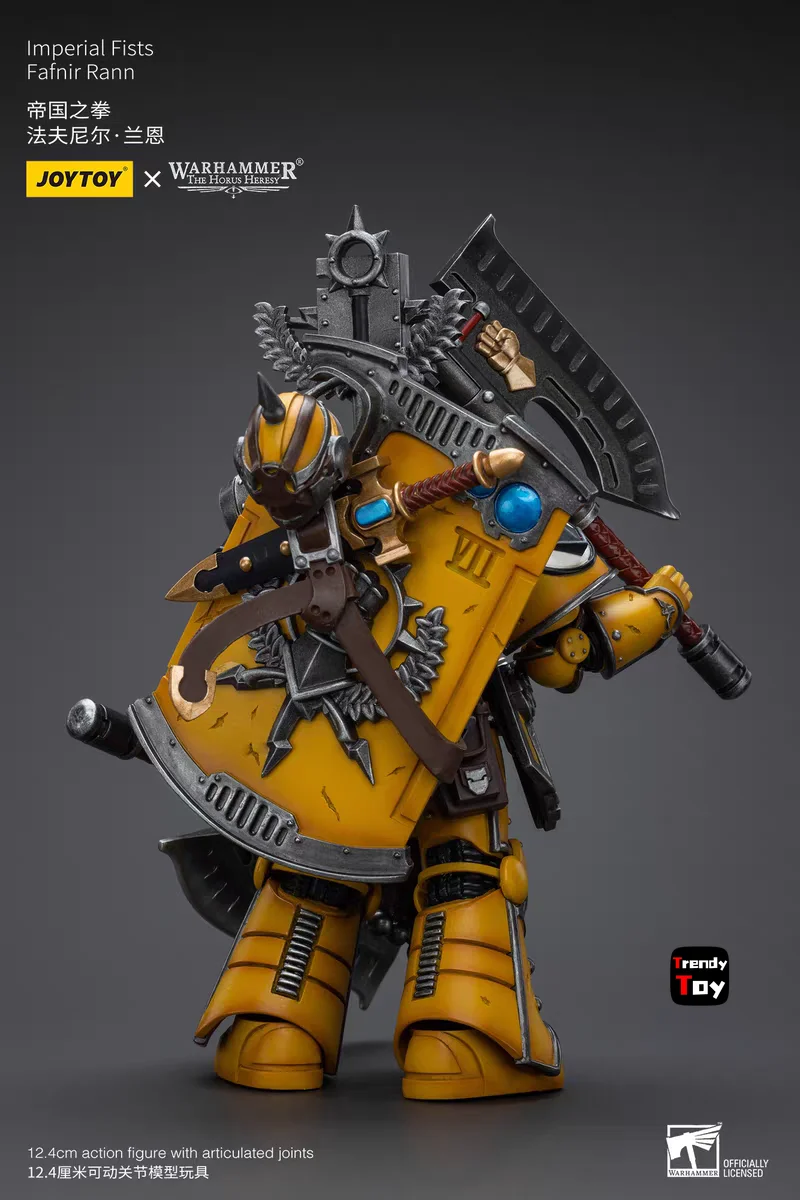 【JOYTOY】Warhammer 40K Lmperial Fists Fafnir Annann Legioen Praetor met Power Sword 1/18 Action Figure Model