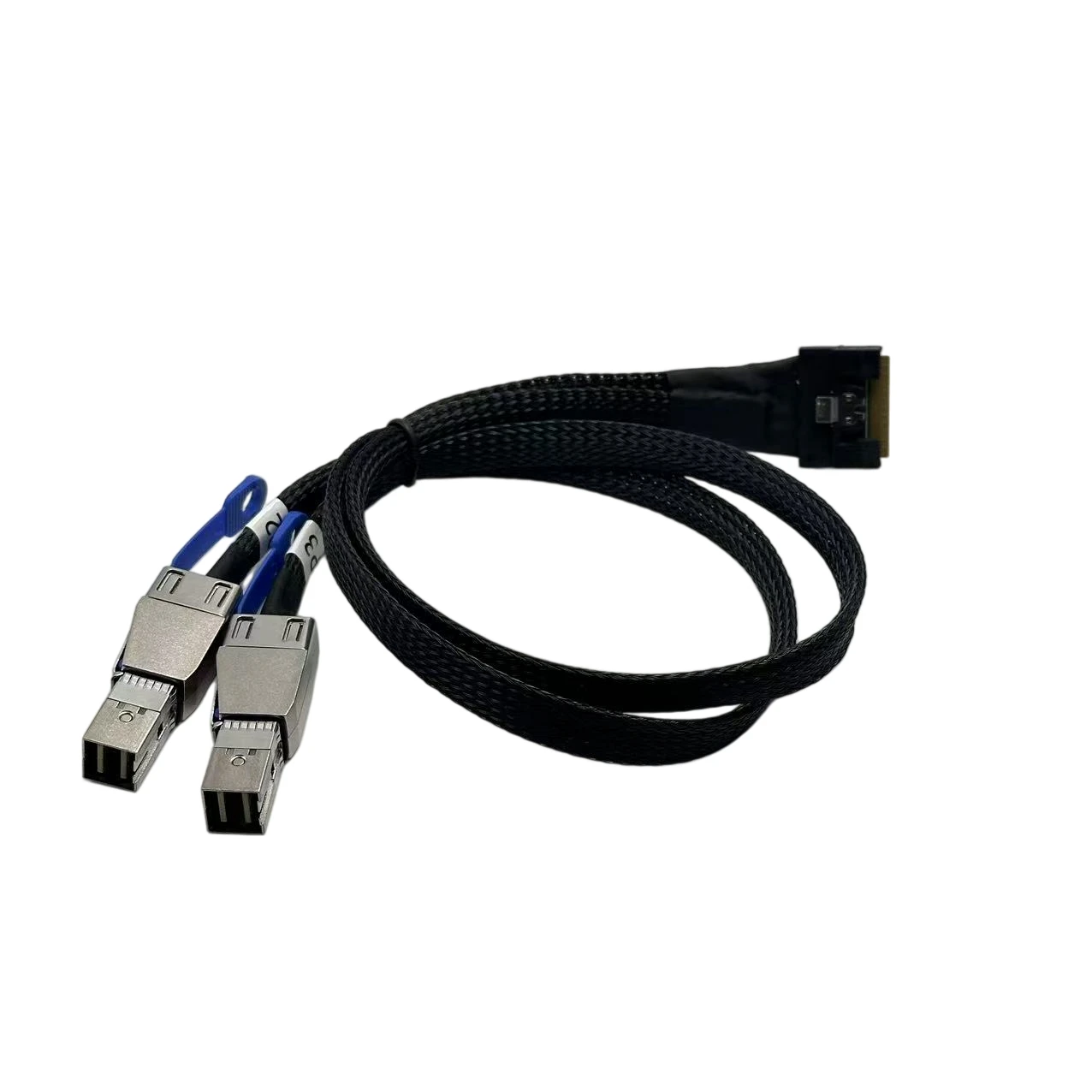 

Кабель-адаптер PCIe Slimline SFF-8654 8I на 2 порта SFF-8644