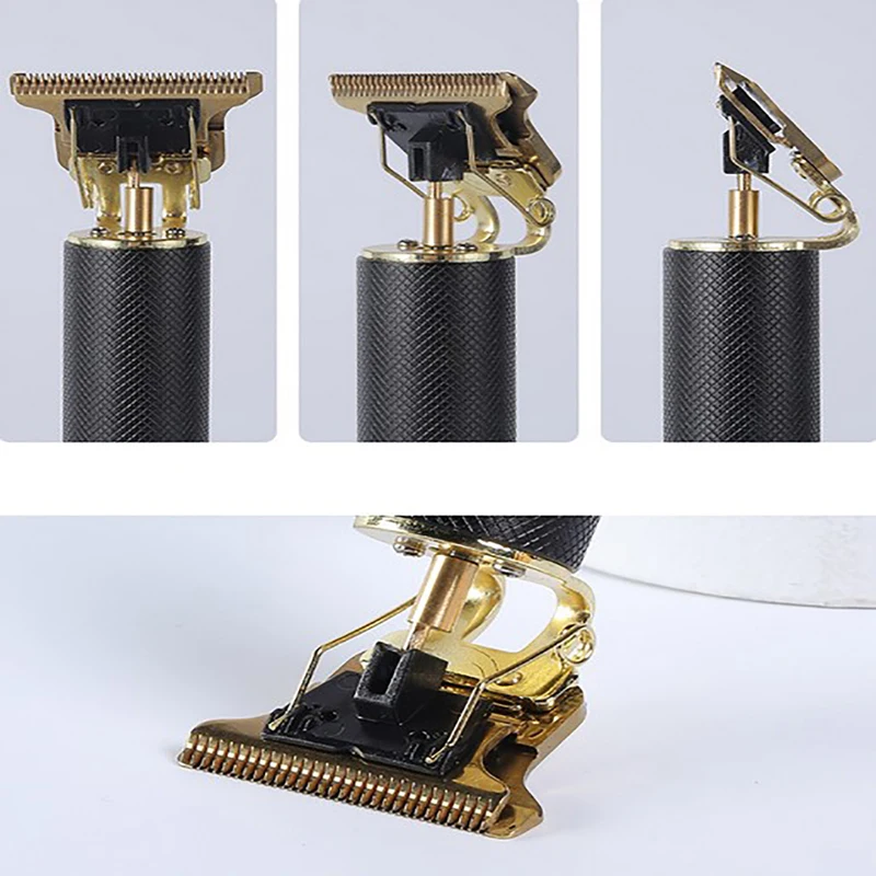 T-shaped Hair Clipper Blade With Stand T9 Blade Trimmer Replacement Head Replacement Clipper Head