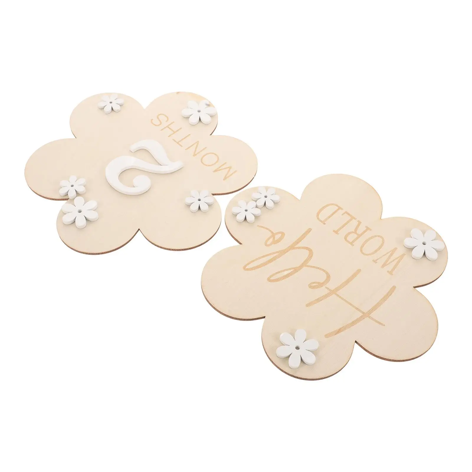 

2 шт., детские игрушки, деревянные цветы, детские знаки Milesstone для больницы, объявление о рождении, реквизит для фотосессии новорожденных, маркер на месяц