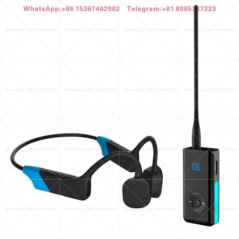 Underwater swimming coach walkie-talkie communication headset