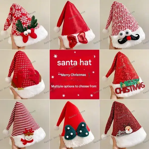 

Christmas Elk Horn Hat 2025 Popular Christmas Hat Adult Hat Dress Up Children's Gifts Headdress Decorations