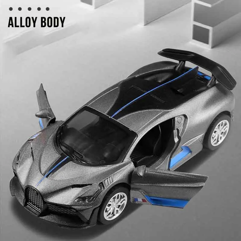 1:36 Bugatti Divo Sport Car Toy Diecasts & Toy Vehicles Metal Toy Car Model High Simulation Pull Back Collection Boy Toy