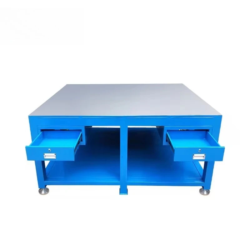 

Промышленный сверхмощный большой стальной рабочий стол для пайки металлов с хранилищем для инструментов, новый, сертифицированный CE, гарантия 2 года