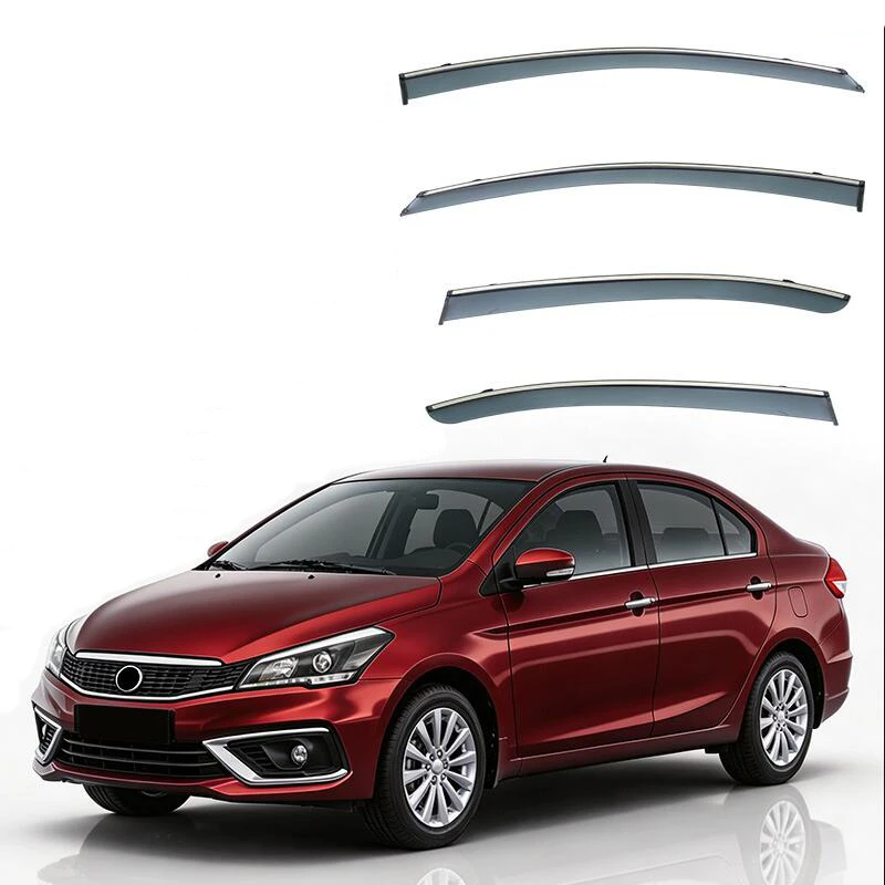 Window Visor Side Window Deflector Weather Shields For Toyota Belta 2005 2006 2007 2008 2009 2010 2011 2012 2013 2014 2015 -2021