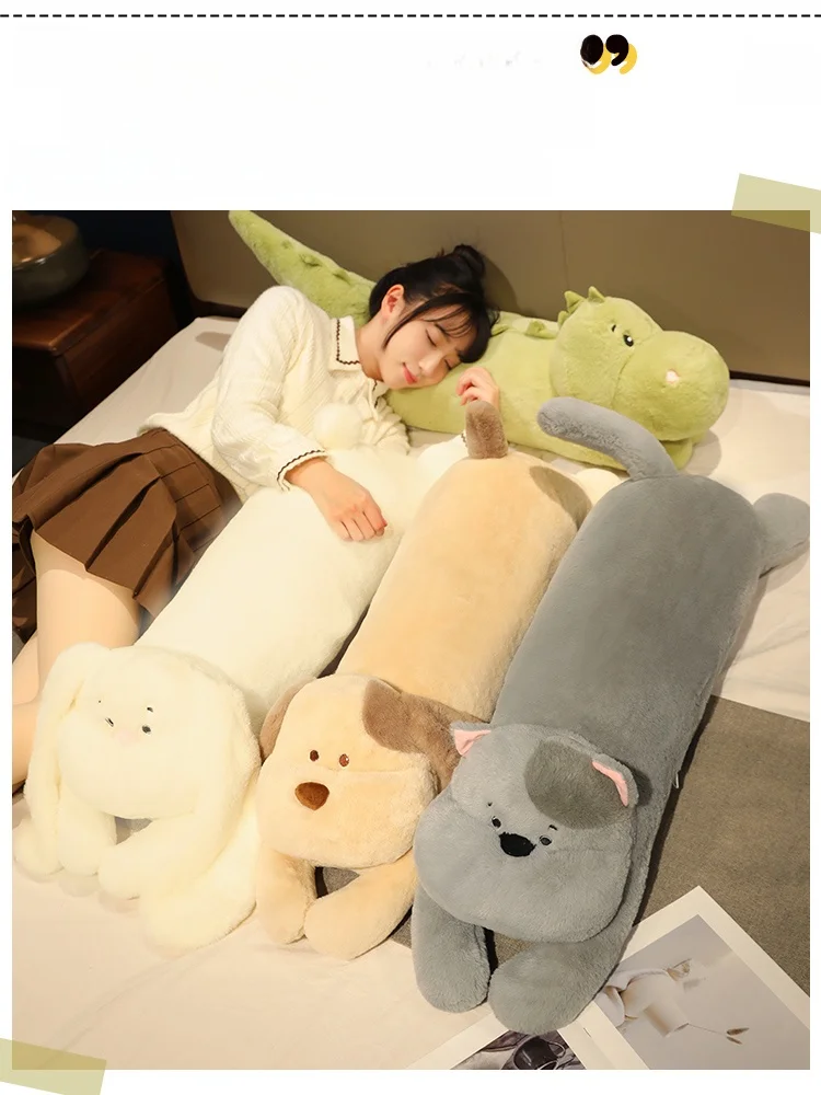 

Long Pillow Soft Plu Toy for Girls S Canion Doll Cute Rabbit Stuffed Toy Bedtime Leg Sandwich Doll