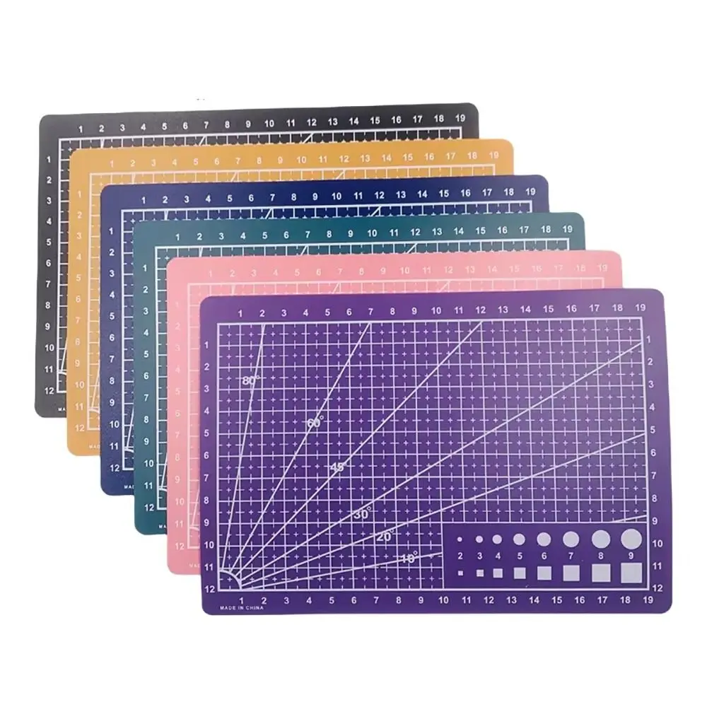 1Pcs Double-side Leather Craft Tool Cutting Mat Engraving Patchwork Sewing Cutting Board A3 A4 A5 PVC Workbench Pad Home DIY