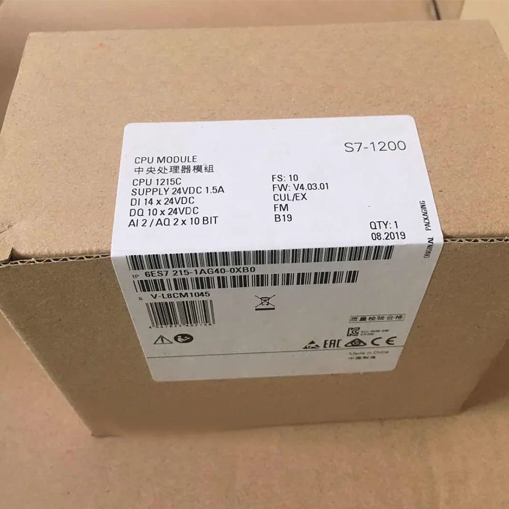 For Siemens 6ES7215-1AG40-0XB0 PLC Module in Box