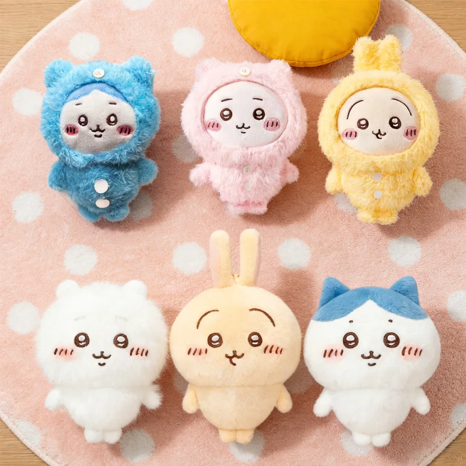 Cartoon Usagi Hachiware Usachi Weiche Plüschpuppe Schlüsselanhänger Spielzeug - Pyjama-Thema Geschenk auf Lager – Detail 5