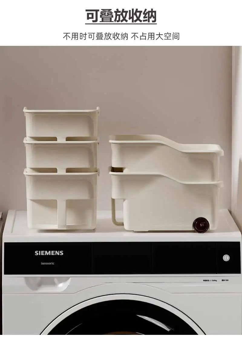 صندوق تخزين عالي الخزانة للمطبخ مع مقبض للوجبات الخفيفة وأشتات لتنظيم تخزين سلة تخزين عالية للخزانة العميقة