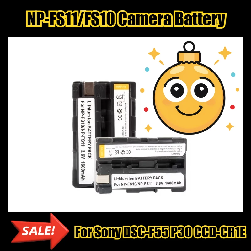 

3.6V 1600mAh NP-FS11/FS10 Camera Battery for Sony DSC-F55 P30 CCD-CR1E