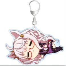 Anime Rijst Douche Speciale Week Stilte Suzuka Tokai Teio Mejiro McQueen Gouden Schip Sleutelhanger Pop Acryl Sleutelhanger Hanger voor Gift