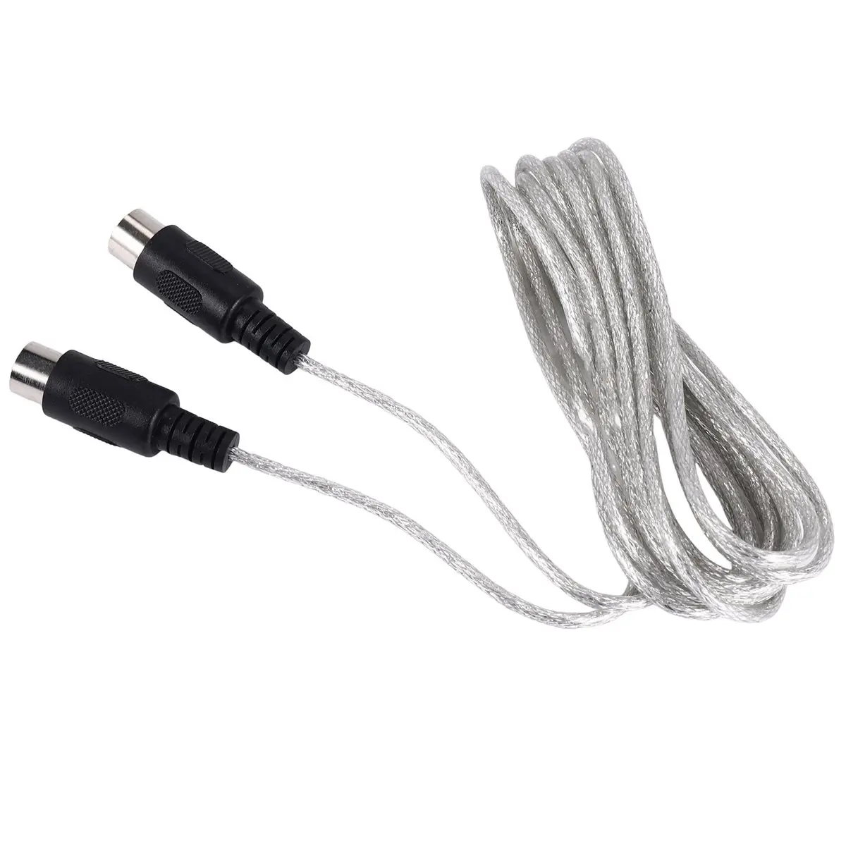 *X07A 3 шт. 9,8 футов Midi «папа-папа» DIN 5-контактный разъем удлинительного кабеля для музыкальных инструментов *X07A 3 шт. 9,8 футов Midi «папа-папа» DIN 5-контактный разъем удлинительного кабеля для музыкальных инструментов