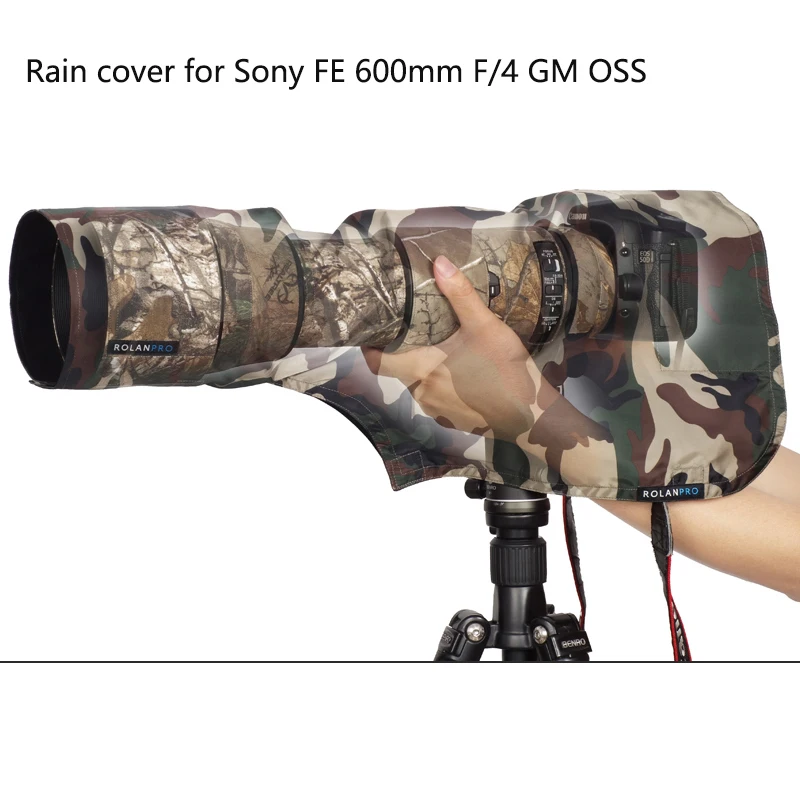 

ROLANPRO L Rain Cover Length 90cm for Canon RF 400mm, RF 600mm, RF 800mm, Nikon Z 400mm, z600mm z800mm, Sony 400mm Sony 600mm